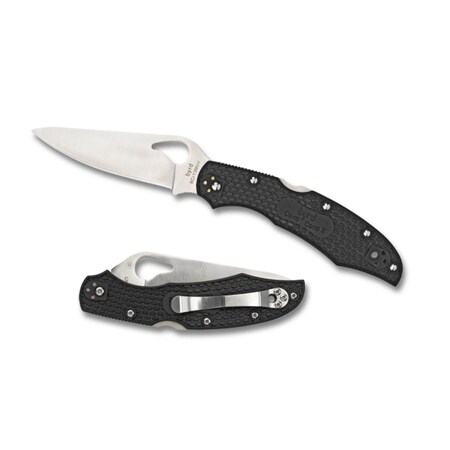Byrd Byrd Cara Cara2 Folder 3.8 in Combo Blade Black FRN Handle BY03PSBK2